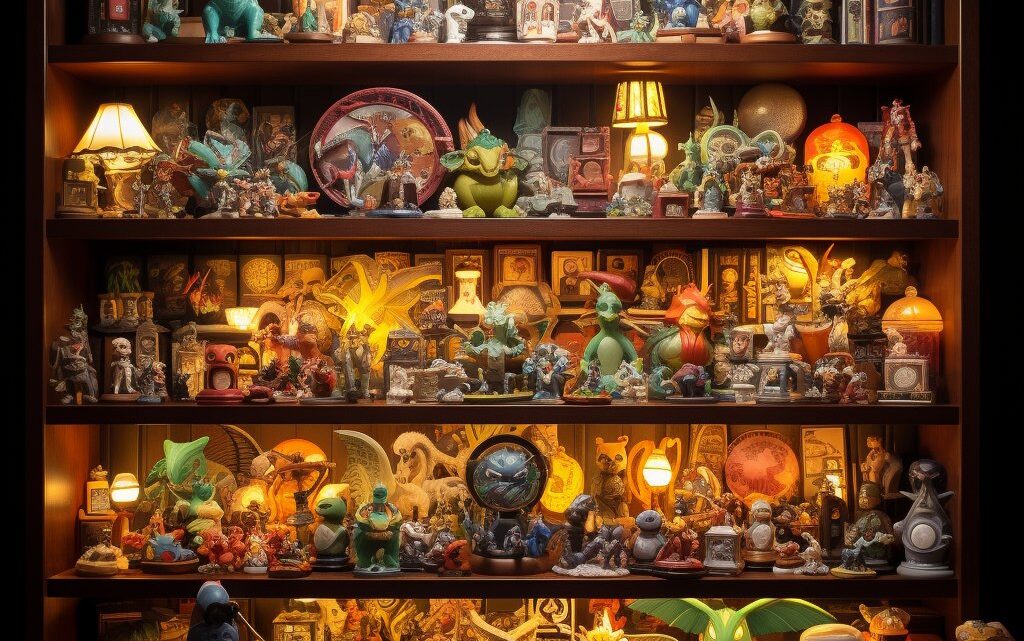 De betovering van Pokemon verzamelobjecten